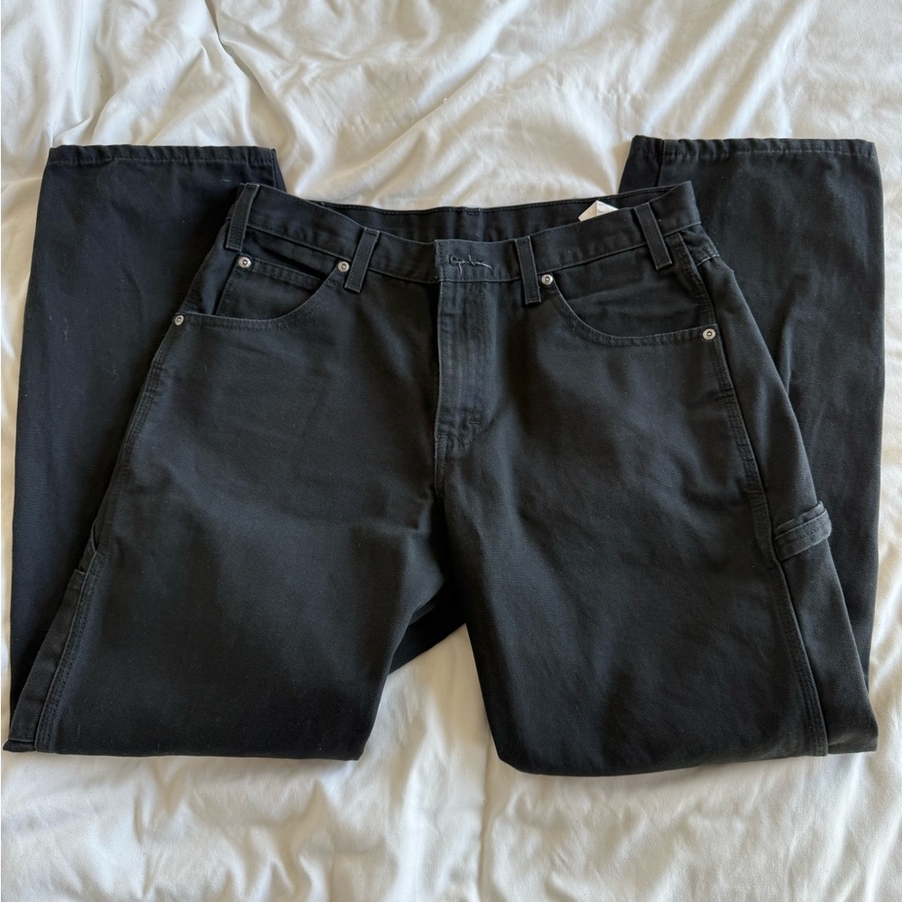 Dickies Men's Black Relaxed Jeans